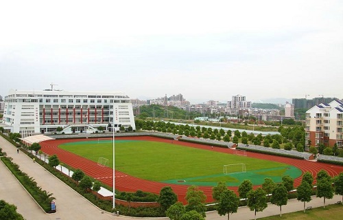 岳阳市中山财经职业学校标志